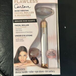 Flawless Facial Roller & Massager with Rose Quartz